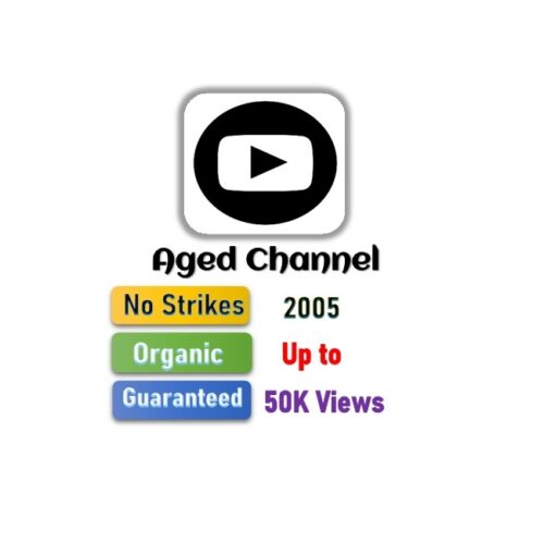 Aged Youtube Channel (2005) 50K Views