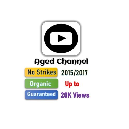 Aged Youtube Channel (2015/2017) 20K Views